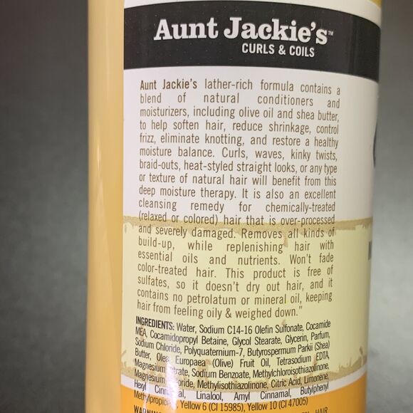 Aunt Jackie's Oh So Clean Moisturizing & Softening Shampoo 12 oz - Picture 12 of 16